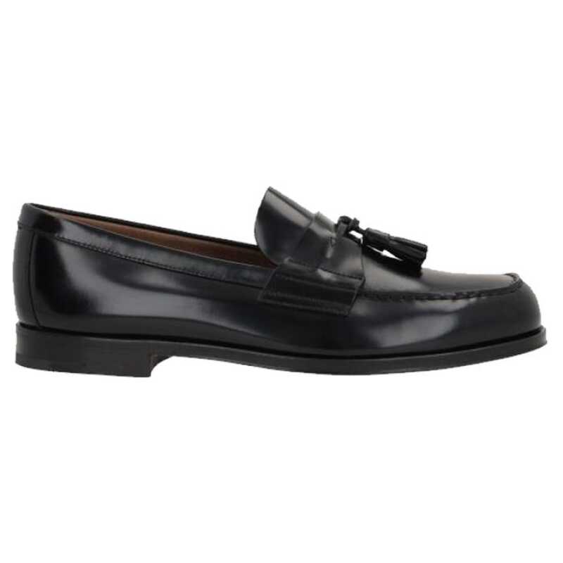 Prada Herren Leather Loafers, theFeinheit
