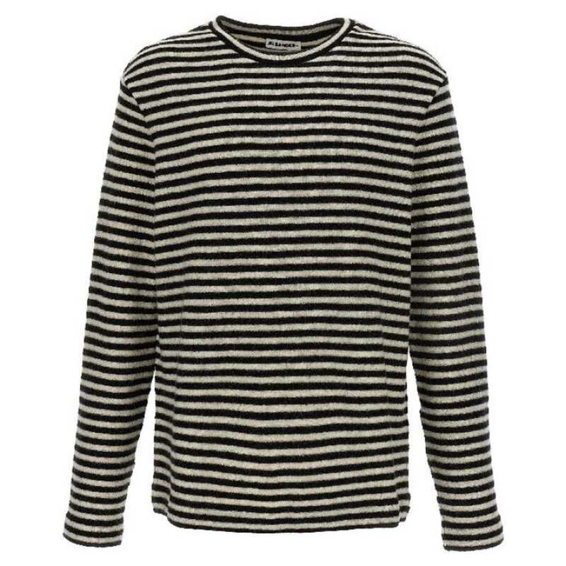Jil Sander Striped Wool Compact Jersey T-Shirt, theFeinheit