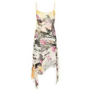 Acne Studios Printed Crepe Dress