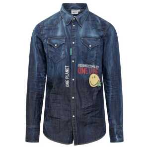 Dsquared² x Smiley Denim Shirt