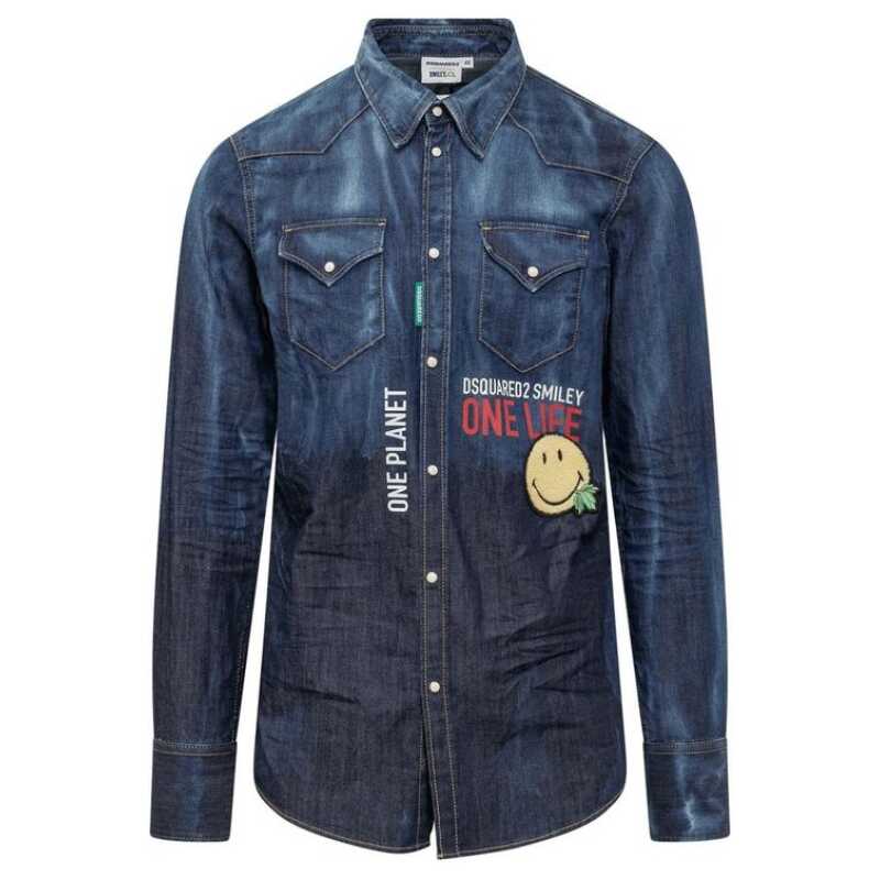 Dsquared² x Smiley Denim Shirt, theFeinheit