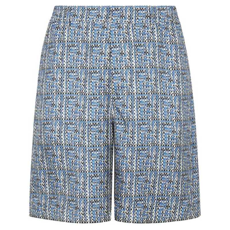 Fendi Printed Silk Shorts, theFeinheit