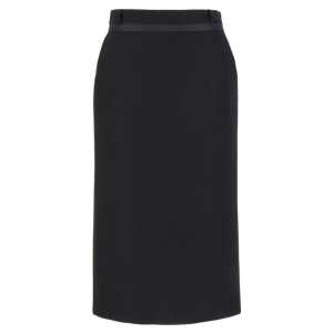 Fendi Virgin Wool Grain De Poud Skirt