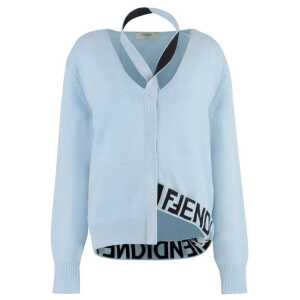 Fendi Wool And Cashmere Cardigan