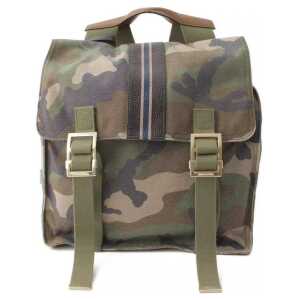 Valentino Military Canvas Backpack