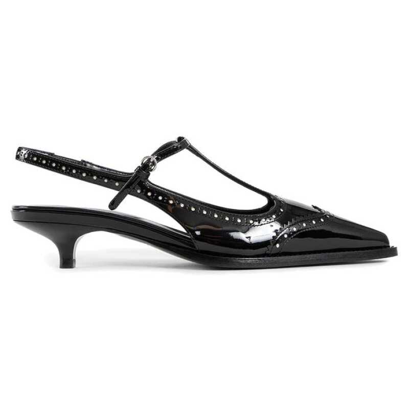 Miu Miu Leather Slingback Pumps, theFeinheit