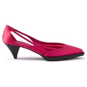 Prada 55mm Satin Cut-Out Pumps