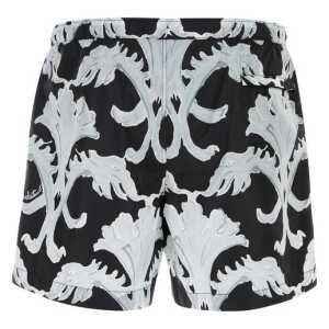 Valentino Metamorphos Wall-Print Swim Shorts