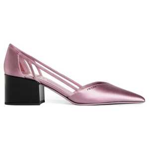 Prada Satin Cut-Out Pumps