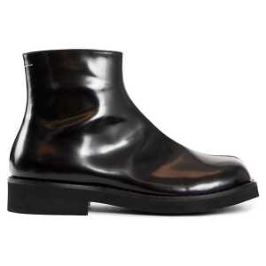 MM6 Maison Margiela Trunk Leather Ankle Boots