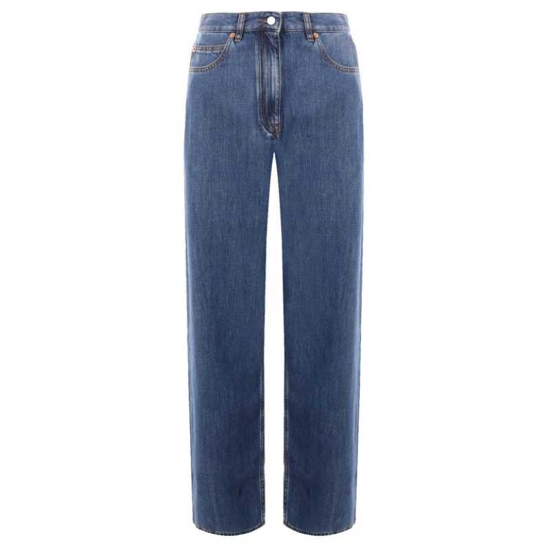 Valentino Wide Leg Denim Jeans, theFeinheit