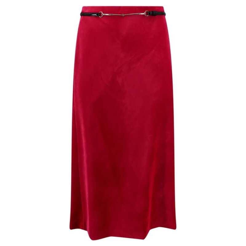 Gucci Velvet Bloom Midi Skirt, theFeinheit