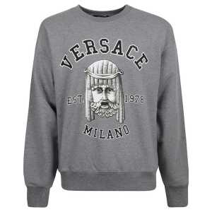 Versace Cotton Crewneck Sweatshirt