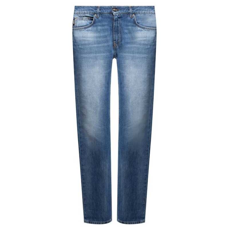 Versace Cotton Logo Denim Jeans, theFeinheit