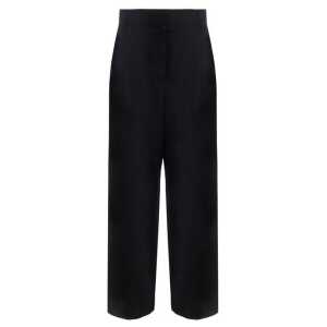 Salvatore Ferragamo Silk And Linen Pants