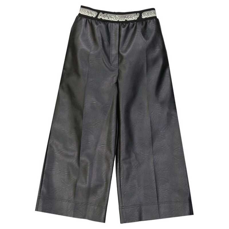Stella McCartney Cropped Leather Effect Pants, theFeinheit