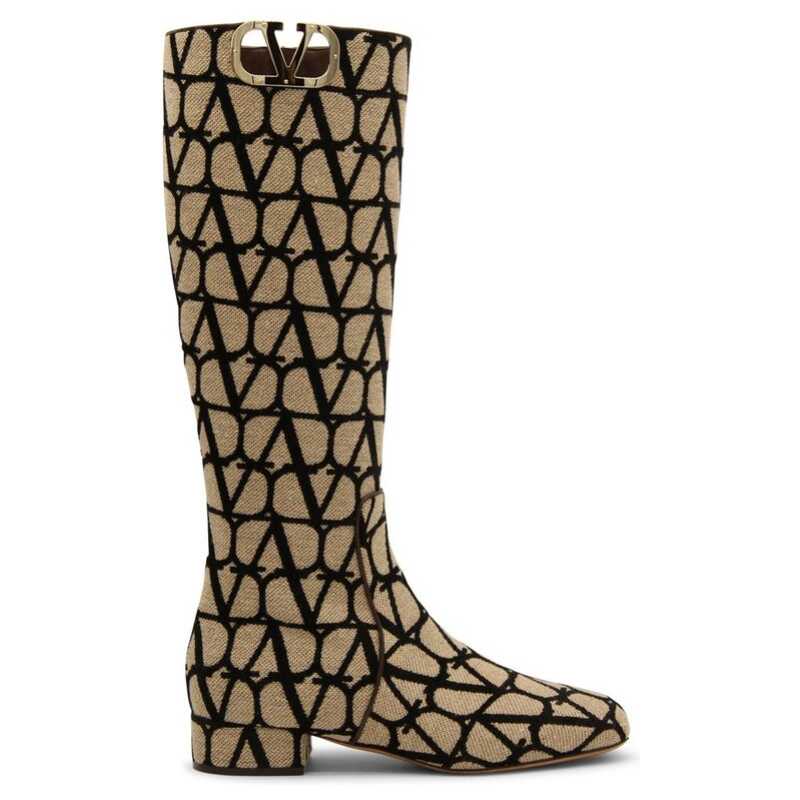 Valentino Garavani Canvas Logo Boots, theFeinheit