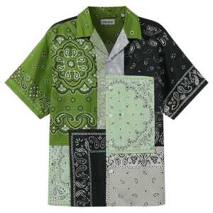 Kenzo Patchwork Cotton Shirt