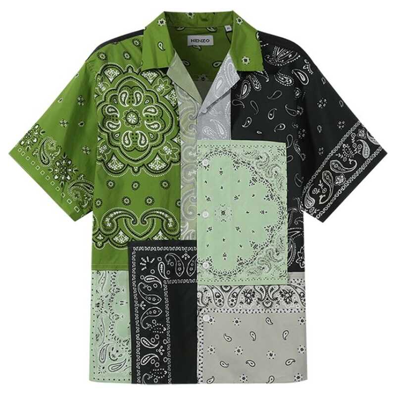 Kenzo Patchwork Cotton Shirt, theFeinheit