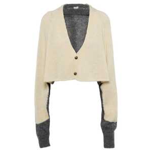 Loewe Cropped Wool Cardigan