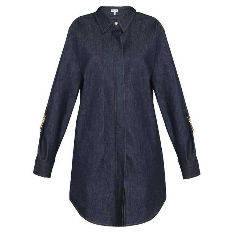 Loewe Denim Chain Shirt Dress, theFeinheit