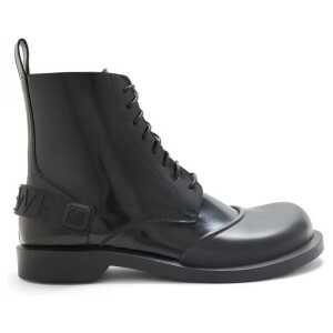 Loewe Leather Lace-Up Boots