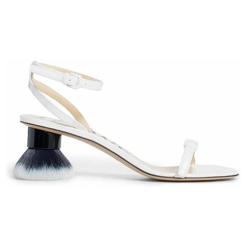 Loewe Petal Brush Leather Sandals, theFeinheit