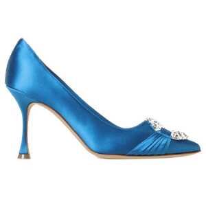 Manolo Blahnik Maida 090 Satin Pumps