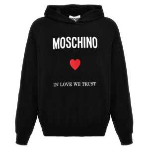 Moschino Couture In Love We Trust Hooded Sweatshirt
