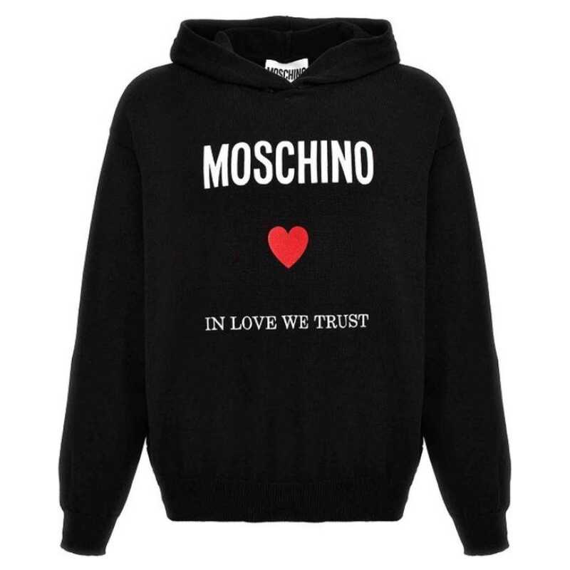 Moschino Couture In Love We Trust Hooded Sweatshirt, theFeinheit
