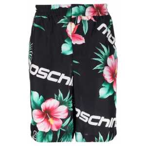 Moschino Couture Moschino Floral Print Silk Shorts