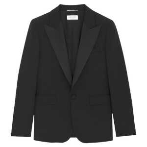 Saint Laurent Grain De Poudre Smoking Jacket