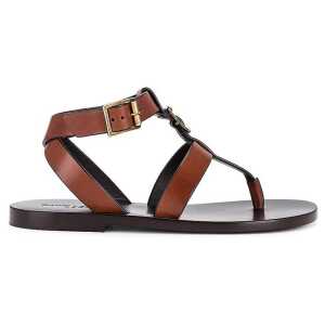 Saint Laurent Hardy Leather Sandals