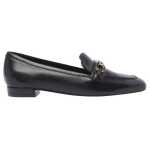 Stuart Weitzman Signature Square Leather Loafers