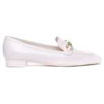Stuart Weitzman Signature Square Leather Loafers