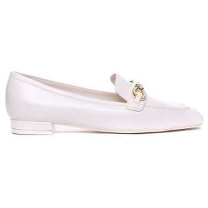 Stuart Weitzman Signature Square Leather Loafers