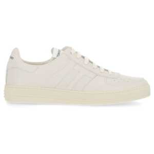 Tom Ford Leather Logo Sneakers