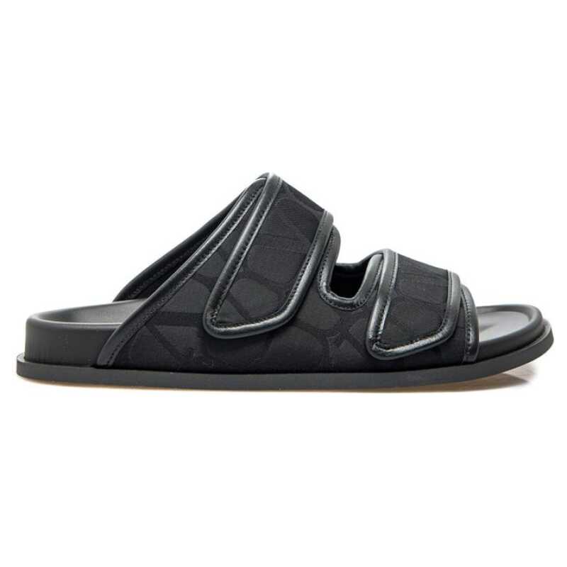 Valentino Garavani Toile Iconographe Flat Sandals, theFeinheit