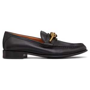 Valentino Garavani V-Logo Moon Leather Loafers