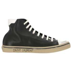 Saint Laurent Malibu Leather Sneakers