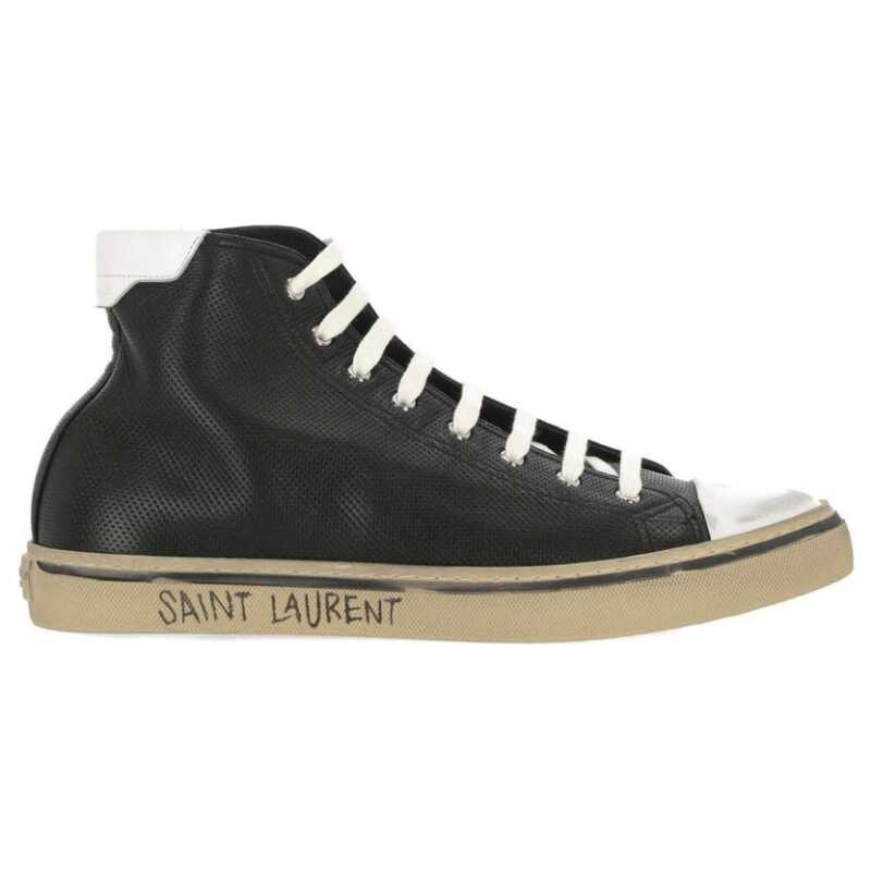 Saint Laurent Malibu Leather Sneakers, theFeinheit