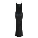 Saint Laurent Satin Long Dress