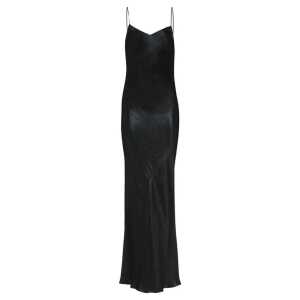 Saint Laurent Satin Long Dress