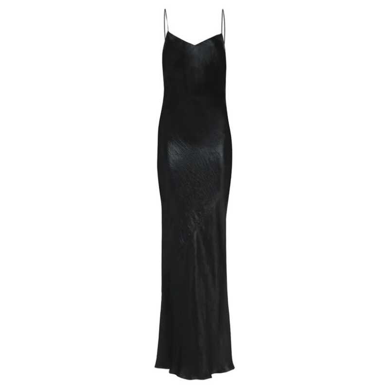 Saint Laurent Satin Long Dress, theFeinheit