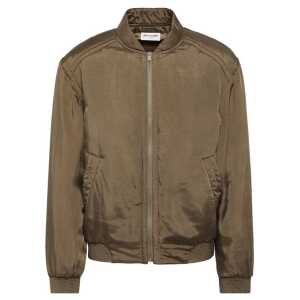 Saint Laurent Twill Teddy Bomber Jacket