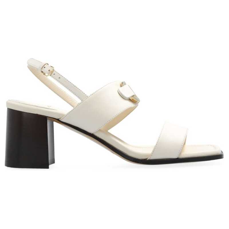 Salvatore Ferragamo Lou Leather Sandals, theFeinheit