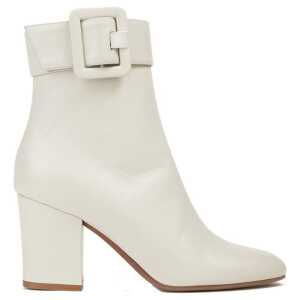 Sergio Rossi Buckled Leather Ankle Boots