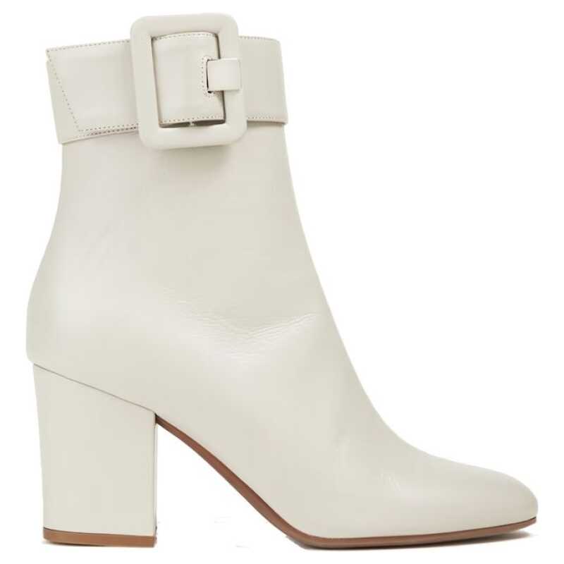 Sergio Rossi Buckled Leather Ankle Boots, theFeinheit
