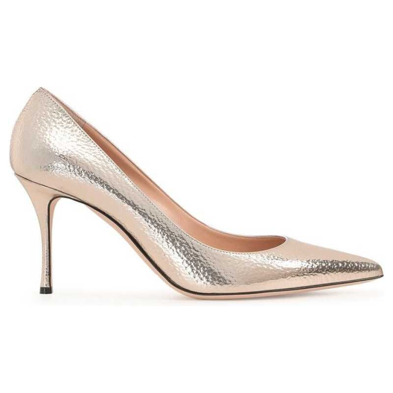 Sergio Rossi Godiva 090 Crack Mirror Leather Pumps, theFeinheit