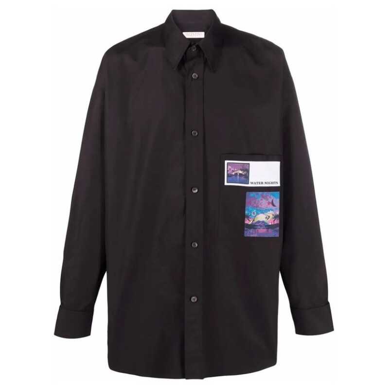 Valentino Garavani Water Nights Patches Shirt, theFeinheit